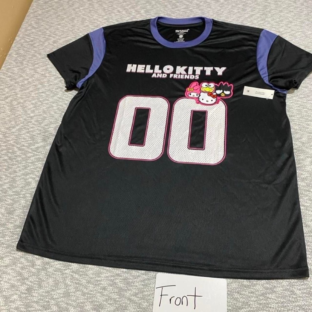 Hello Kitty and Friends black jersey women XL(46/48). SKU-B812